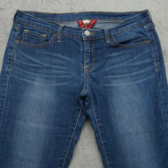 Lucky Brand Jeans Womens Size 6 Short Blue Low-Rise Charlie Baby Boot 30" Inseam - Picture 13 of 16